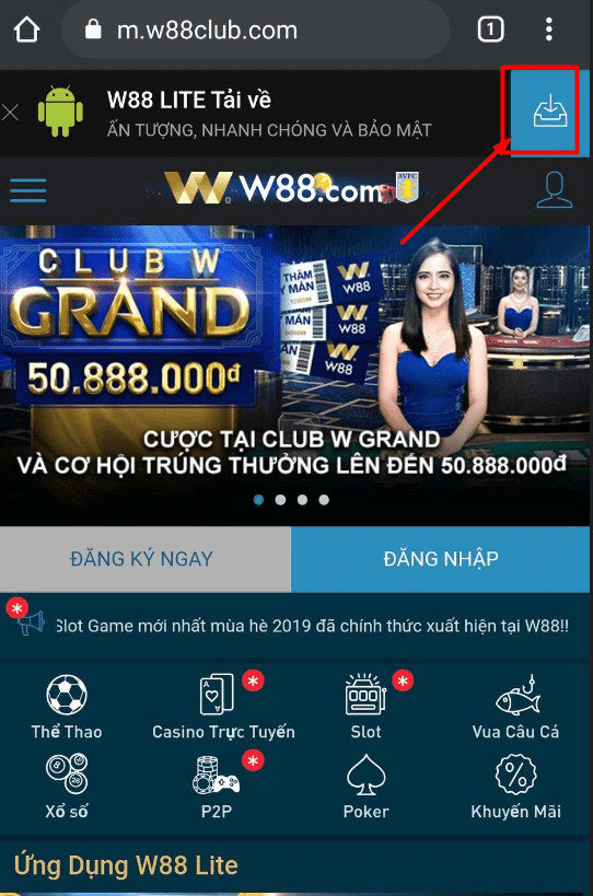 tải app w88 cho android